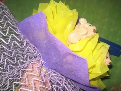Букет з ведмедиків тедді майстер-клас з описом, фото і відео (букет своїми руками з ведмедиків) Букет з ведмедиків тедді майстер-клас з описом, фото і відео