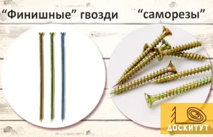 Чим кріпити імітацію бруса