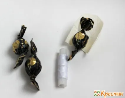 Букет з чаю та цукерок своїми руками в плетених кошику-капелюшку (букет) Букет з чаю та цукерок своїми руками в плетених кошику-капелюшку