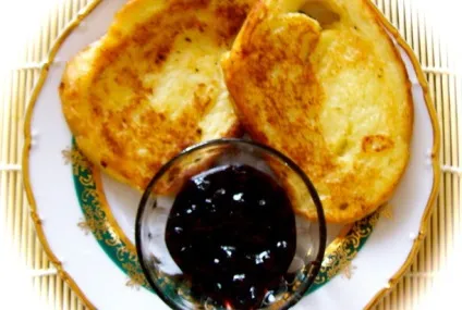 Cладкіе грінки з батона (грінки яйцем молоком) Cладкіе грінки з батона