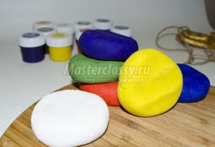 Кольорове солоне тісто своїми руками (кольорове солоне тісто майстер-клас) Кольорове солоне тісто своїми руками