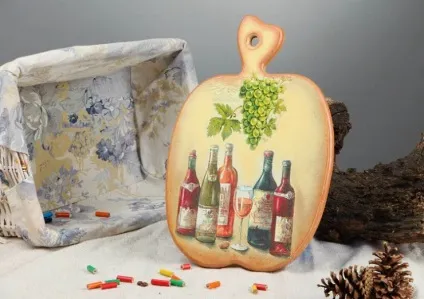 Декупаж кухонної дошки і годин своїми руками (декупаж кухонна дошка годинник кухня) Декупаж кухонної дошки і годин своїми руками