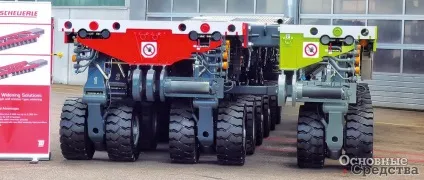 Демонстрація сили scheuerle - основні засоби (будівельна техніка) Демонстрація сили scheuerle - основні засоби