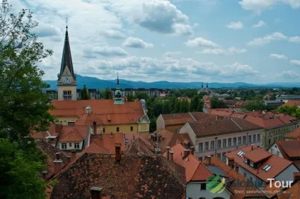 Пам'ятки Любляни на карті опис і фотографіїі