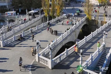 Пам'ятки Любляни на карті опис і фотографіїі