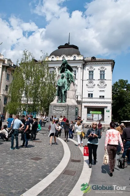 Пам'ятки Любляни на карті опис і фотографіїі
