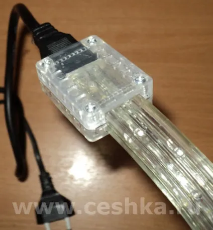 Дюралайт підключення, поради електрика (дюралайт підключення) Дюралайт підключення, поради електрика