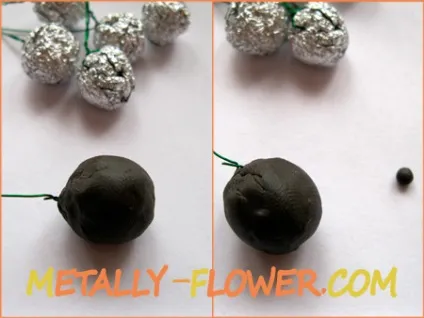 Ожина ягоди з полімерної глини - майстер-клас, metally flower (полімерної) Ожина ягоди з полімерної глини - майстер-клас, metally flower