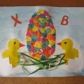 Фотозвіт з малювання пасхальної листівки і підготовка до «пасці» (виховання дітей) Фотозвіт з малювання пасхальної листівки і підготовка до «пасці»