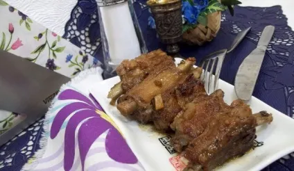Смажені свинячі реберця рецепт з покроковими фото (свинячі) Смажені свинячі реберця рецепт з покроковими фото