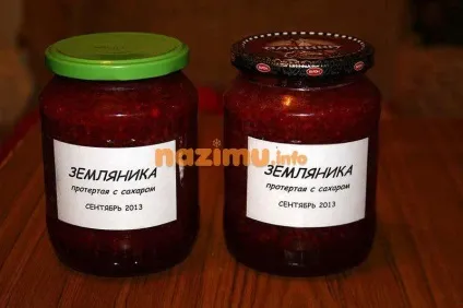 Суниця з цукром на зиму - заготівля за рецептом з фото без варіння (цукром) Суниця з цукром на зиму - заготівля за рецептом з фото без варіння