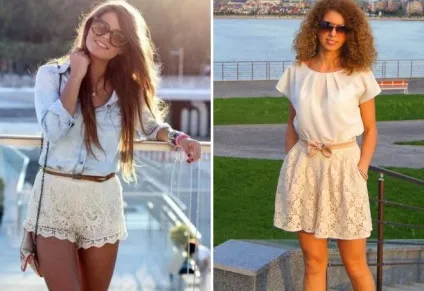 Жіноча літня спідниця-шорти - довга нижче коліна і міні, спортивна, джинсова, з запахом, з високою (річна) Жіноча літня спідниця-шорти - довга нижче коліна і міні, спортивна, джинсова, з запахом, з високою