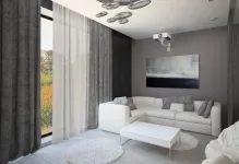 Вітальня в сірих тонах дизайн і фото, яскраві акценти і світлі кольори, відтінки для стін залу, (вітальня) Вітальня в сірих тонах дизайн і фото, яскраві акценти і світлі кольори, відтінки для стін залу,