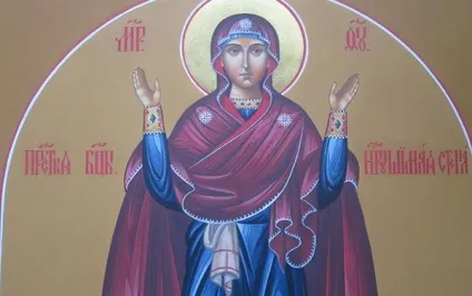 Ікона Богородиці непорушна стіна значення, у чому допомагає (стіна) Ікона Богородиці непорушна стіна значення, у чому допомагає