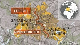 Історія зведення Берлінської стіни - ріа новини (Східним Західним Берліном) Історія зведення Берлінської стіни - ріа новини