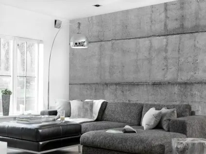 Використання бетону в дизайні інтер'єру (Concrete Wall ™ Haga) Використання бетону в дизайні інтер'єру