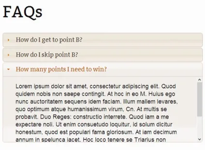 Як додати jquery акордеон faq в wordpress, amoseo