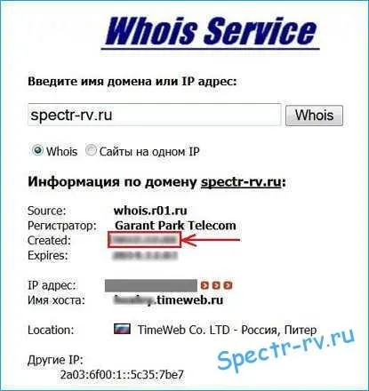 Як визначити вік сайту (дати реєстрації домену) Як визначити вік сайту