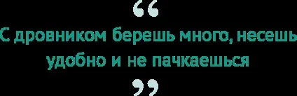Як носити і зберігати дрова на дачі (поглинач запаху для туалету) Як носити і зберігати дрова на дачі