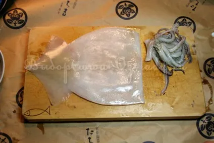 Як відрізати кальмару хвіст або правила оброблення кальмарів (хвіст) Як відрізати кальмару хвіст або правила оброблення кальмарів