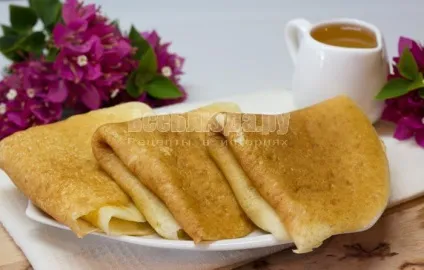 Як приготувати млинці на дріжджах і молоці, рецепт з покроковими фото, всі страви (страви) Як приготувати млинці на дріжджах і молоці, рецепт з покроковими фото, всі страви