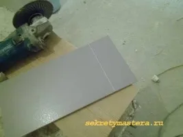 Як різати плитку без плиткореза, секрети і нюанси (різати) Як різати плитку без плиткореза, секрети і нюанси