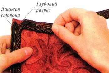 Як пришити шнур і кант до виробу - крій та шиття (пришити) Як пришити шнур і кант до виробу - крій та шиття