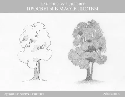 Як малювати дерево