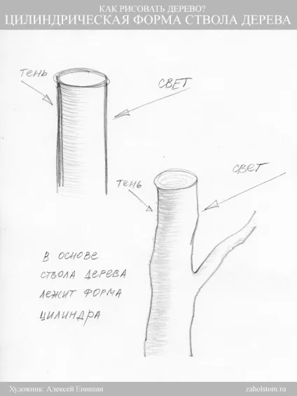 Як малювати дерево
