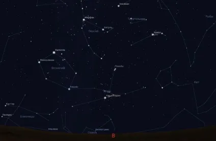 Зоряне небо вересня