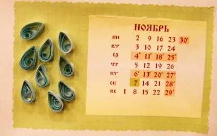 Як зробити настінний календар своїми руками