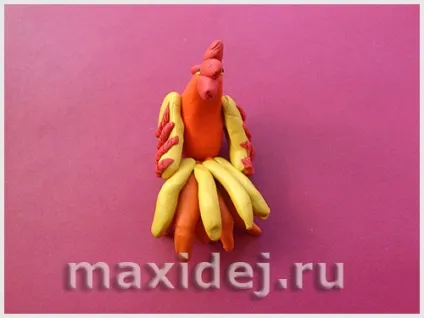 Як зліпити півня з пластиліну поетапний фото майстер-клас (майстер-клас) Як зліпити півня з пластиліну поетапний фото майстер-клас