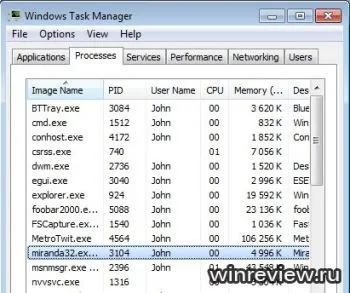 Як дізнатися, яка програма використовує той чи інший порт в windows 7 (порт) Як дізнатися, яка програма використовує той чи інший порт в windows 7