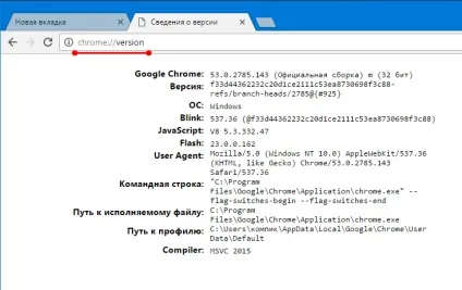 Як дізнатися номер версії встановленого chrome, а не оновлювати його, білі віконця (chrome) Як дізнатися номер версії встановленого chrome, а не оновлювати його, білі віконця