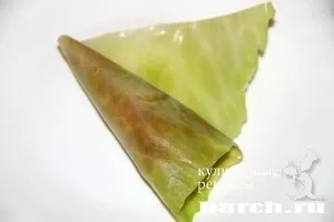 Як загорнути голубці конусом (способи загортання голубців) Як загорнути голубці конусом