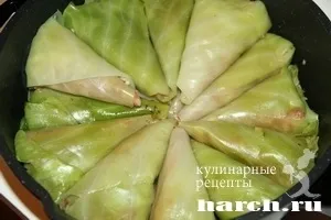 Як загорнути голубці конусом (голубці) Як загорнути голубці конусом