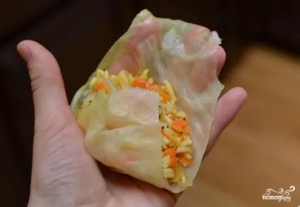 Як загорнути голубці конусом (загорнути) Як загорнути голубці конусом