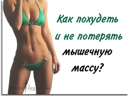 Як худнути і не втрачати м'язову масу, дієта зсередини (ідеальної маси тіла) Як худнути і не втрачати м'язову масу, дієта зсередини