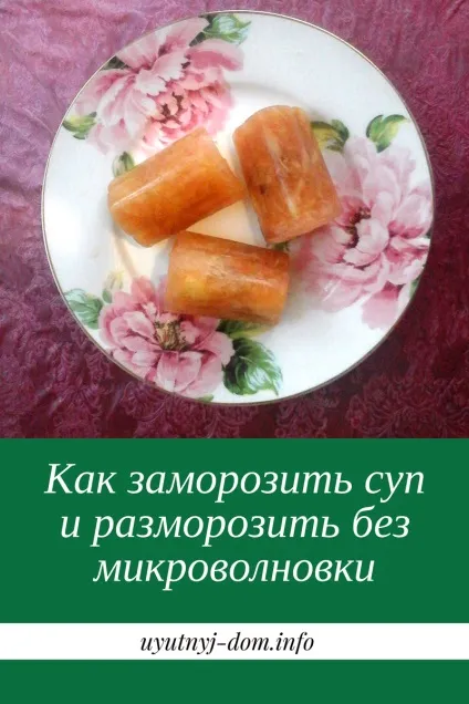 Як заморозити суп і розморозити без мікрохвильовки, затишний будинок