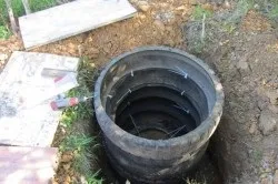 Каналізація з покришок своїми руками (руками) Каналізація з покришок своїми руками