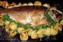 Карась в духовці