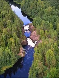 Ківач водоспад в Карелії, як дістатися, розташування на карті