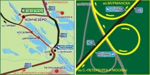 Ківач водоспад в Карелії, як дістатися, розташування на карті