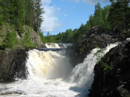 Ківач водоспад в Карелії, як дістатися, розташування на карті