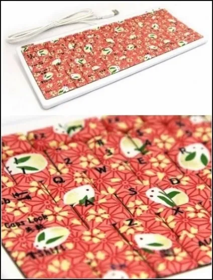 Клавіатура декупаж, хохлома, палех (палех) Клавіатура декупаж, хохлома, палех