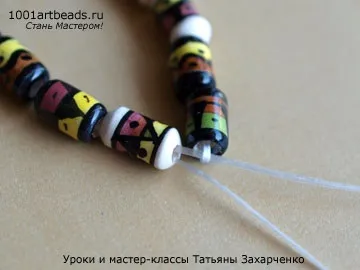 Майстер клас робимо браслет на основі еластичної силіконової нитки