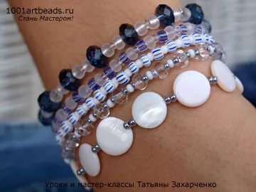 Майстер клас робимо браслет на основі еластичної силіконової нитки