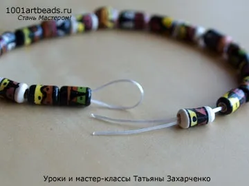 Майстер клас робимо браслет на основі еластичної силіконової нитки