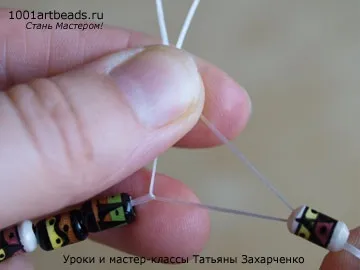 Майстер клас робимо браслет на основі еластичної силіконової нитки