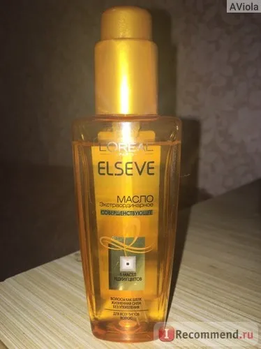 Масло для волосся l oreal elseve екстраординарне 6 масел рідкісних квітів - «краще масло для волосся
